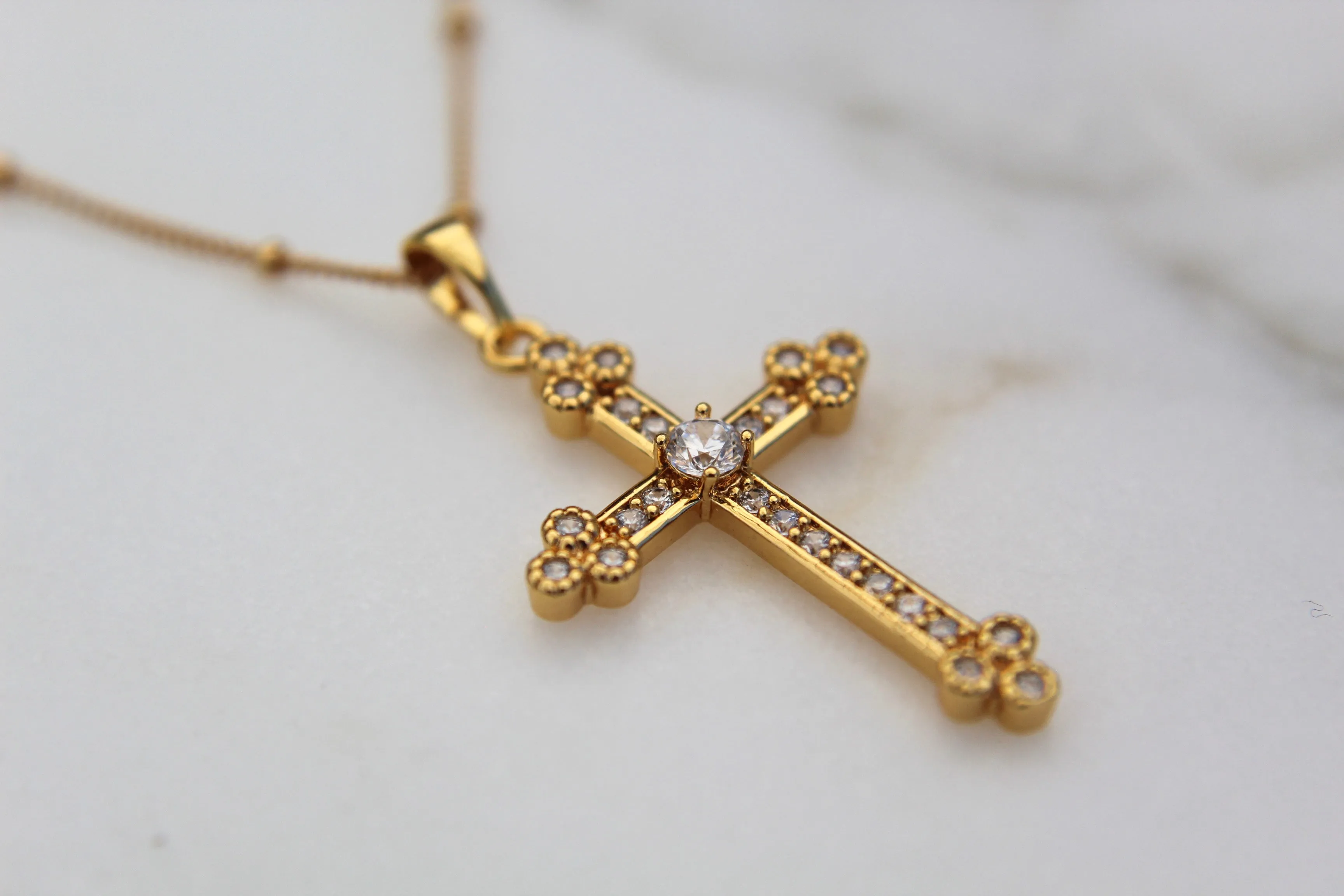 Royal Cross Necklace