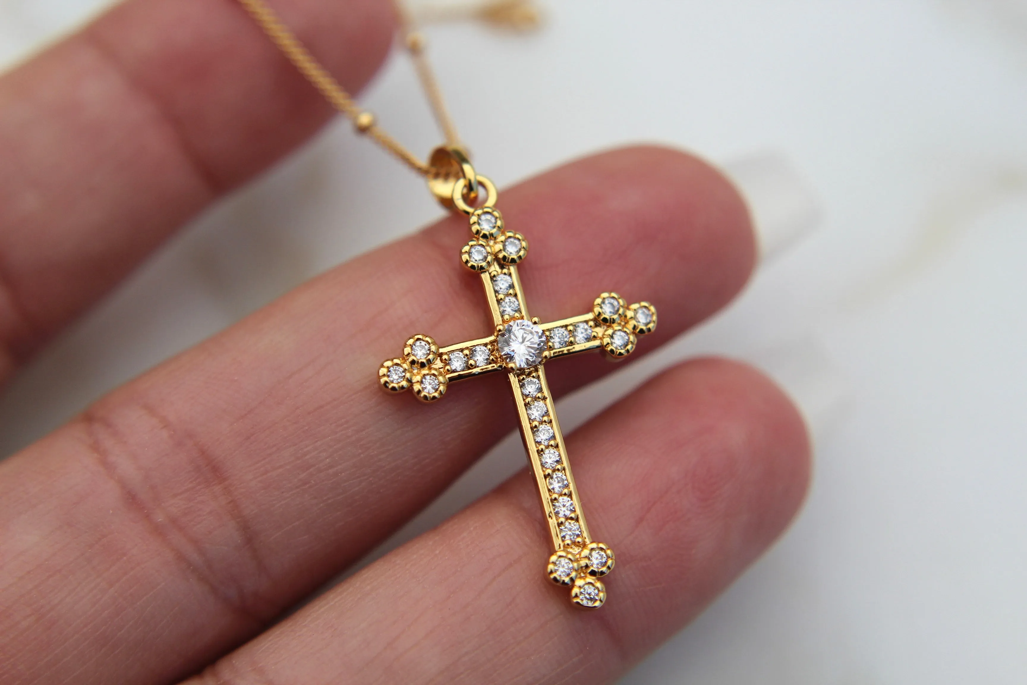 Royal Cross Necklace