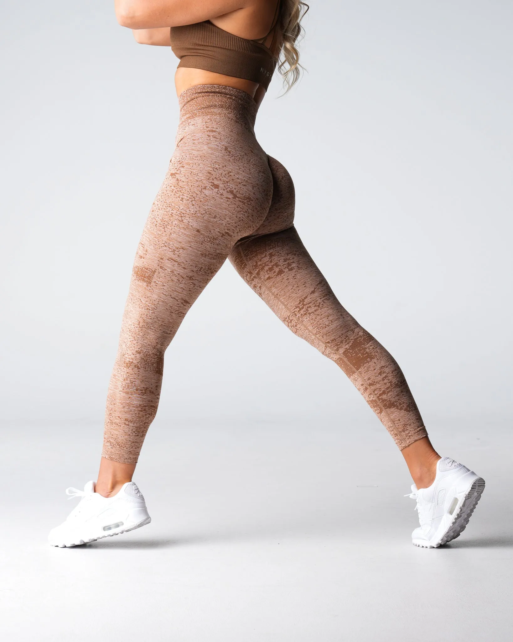 Sand Digital Seamless Leggings