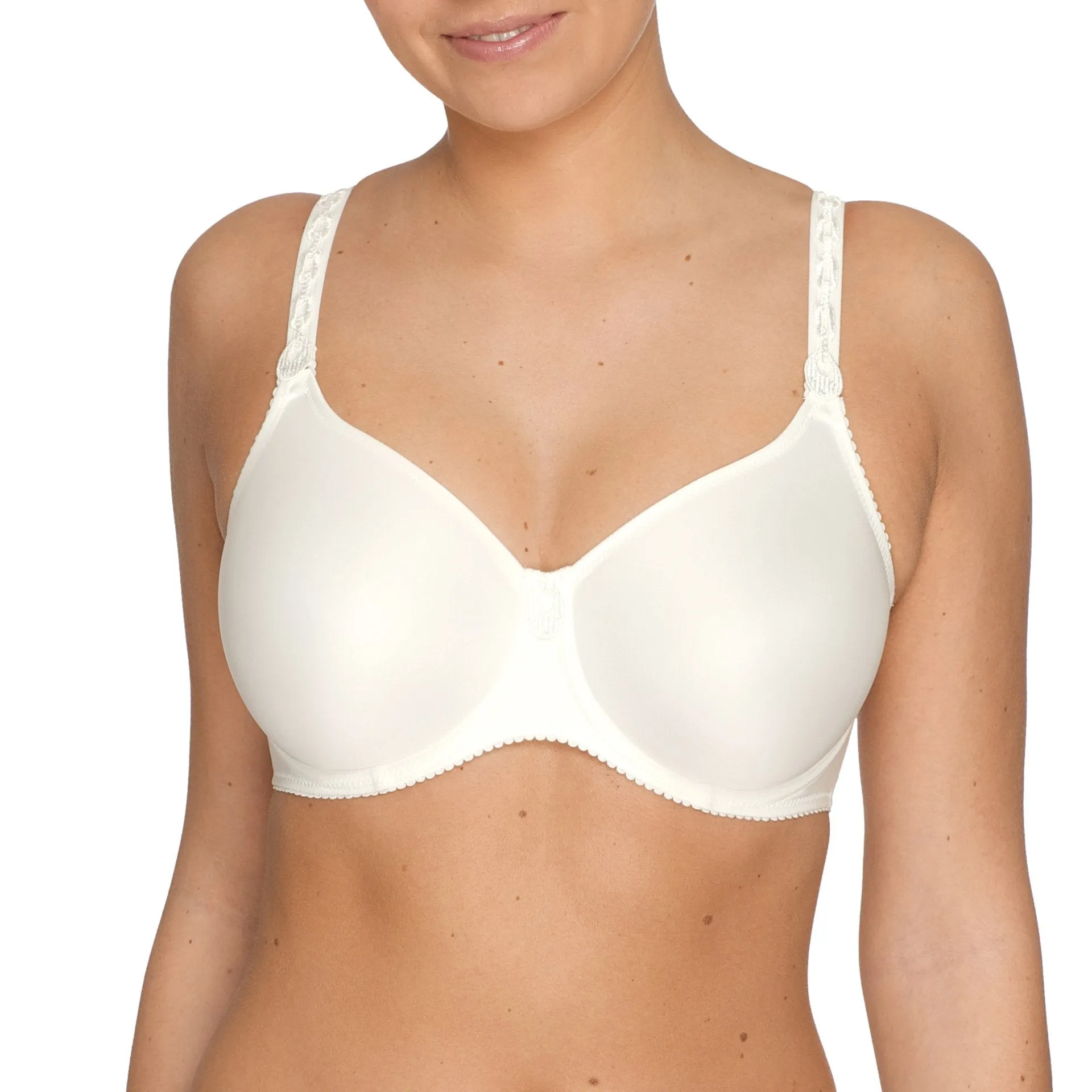 Satin Smooth Guipure Strap T-Shirt Bra B-I