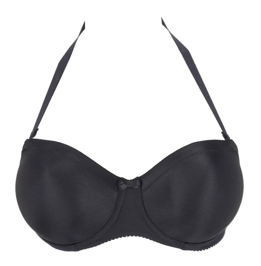 Satin STRAPLESS Non-Padded Bra C-G