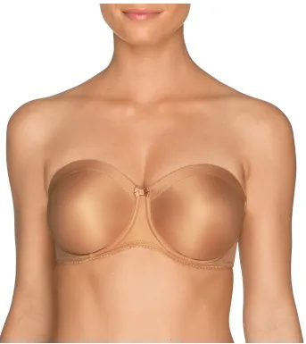 Satin STRAPLESS Non-Padded Bra C-G