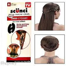 SCUNCI HAIR CRISS CROSSER