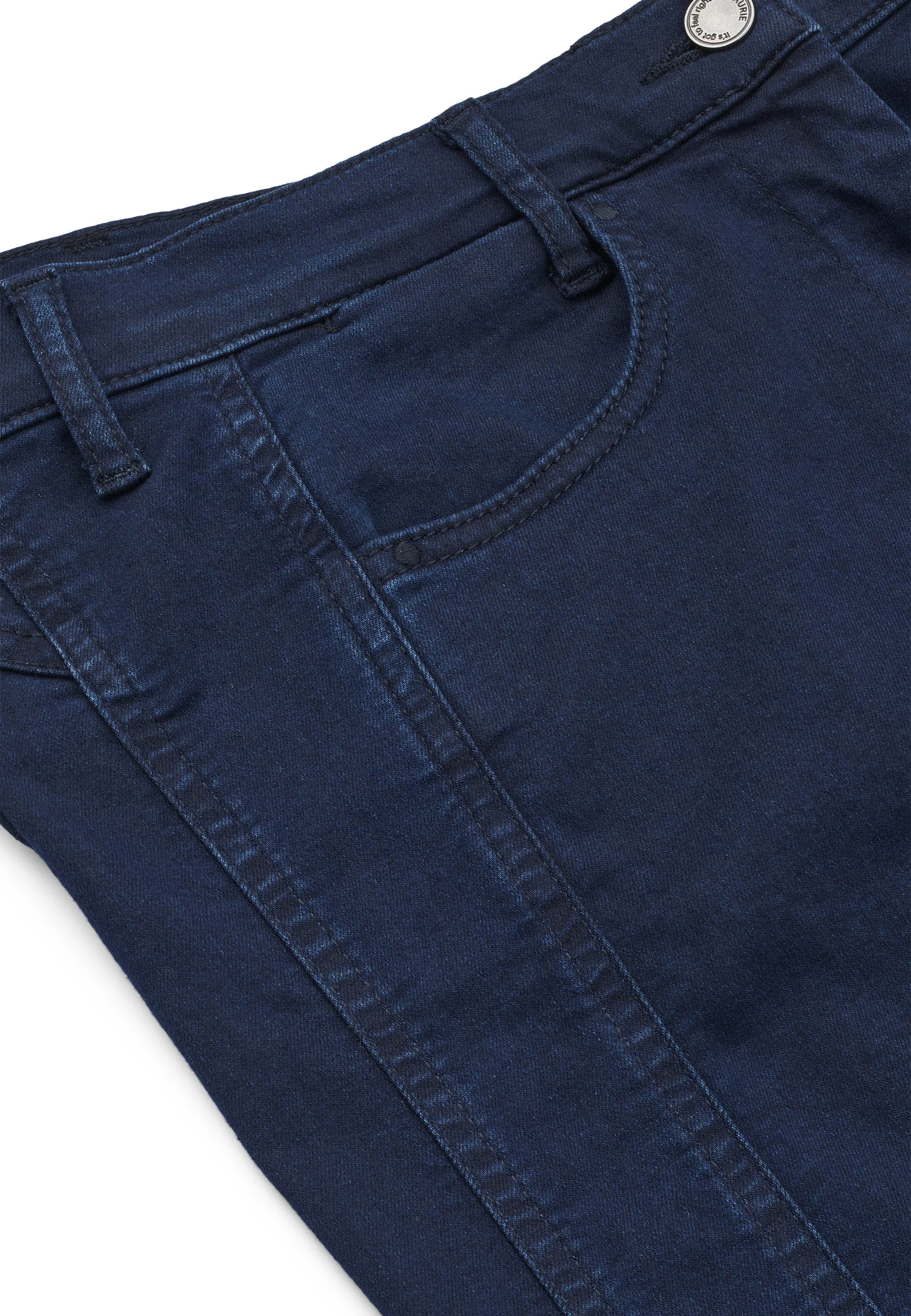 Serene 5-pocket Slim - Short Length - Dark Blue Denim