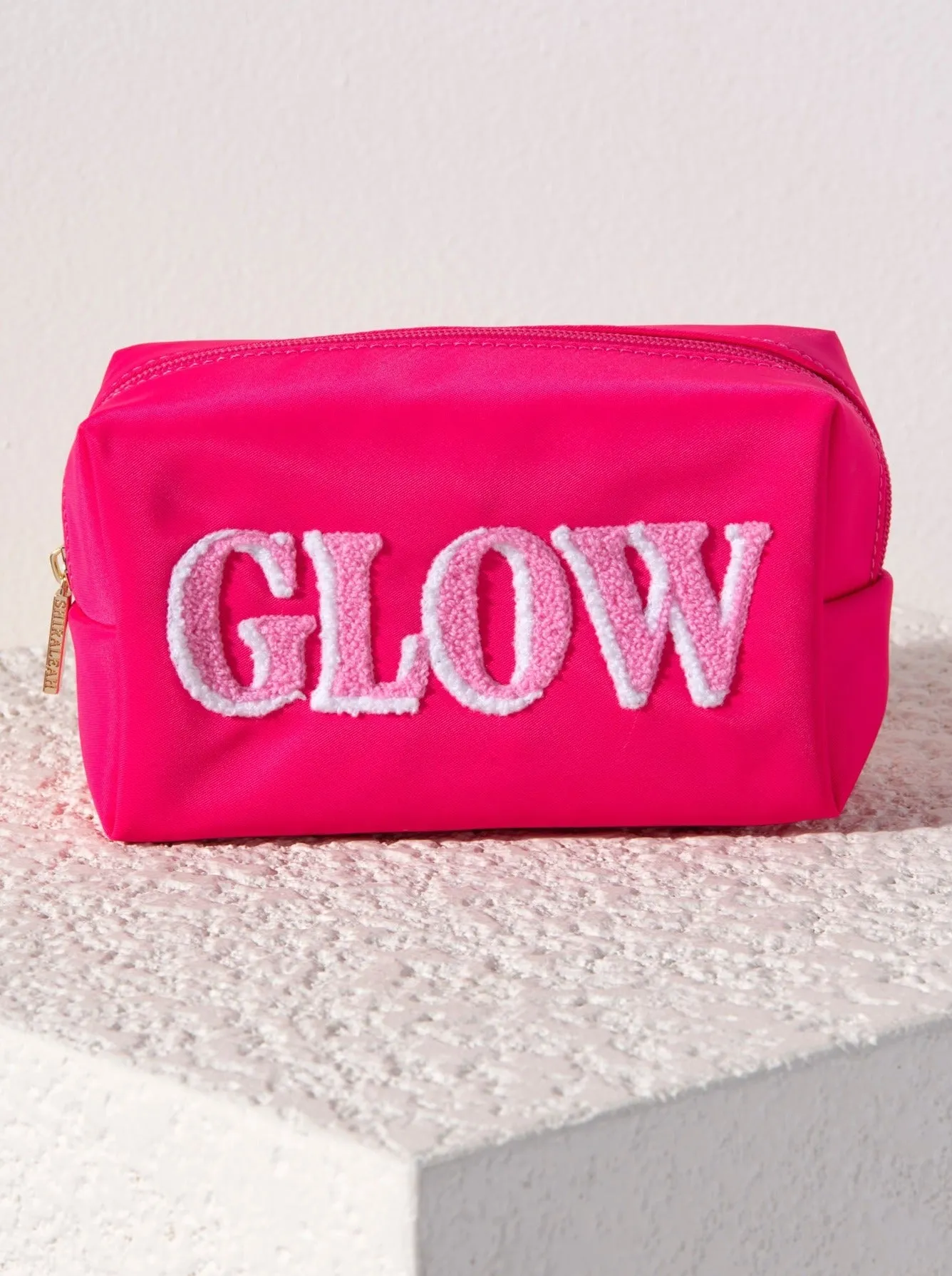 Shiraleah Joy "Glow" Zip Pouch, Pink