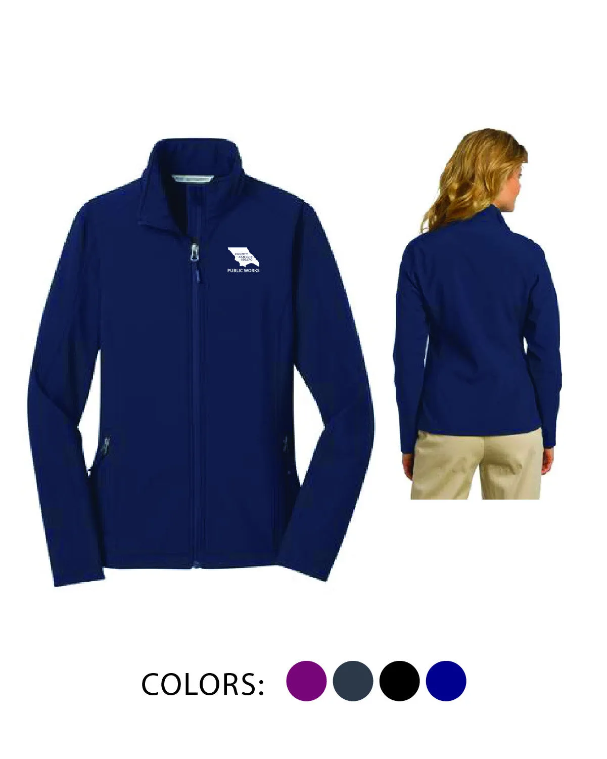 SLO Public Works - Ladies' Softshell Jacket