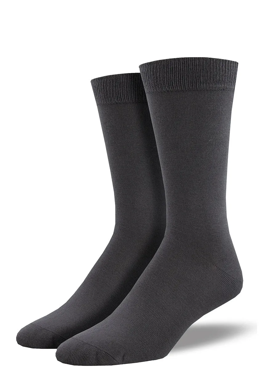 Solid Men's Bamboo Socks