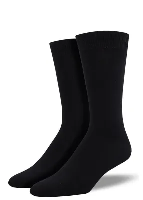 Solid Men's Bamboo Socks