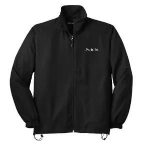 Sport-Tek® Full-Zip Wind Jacket - Black