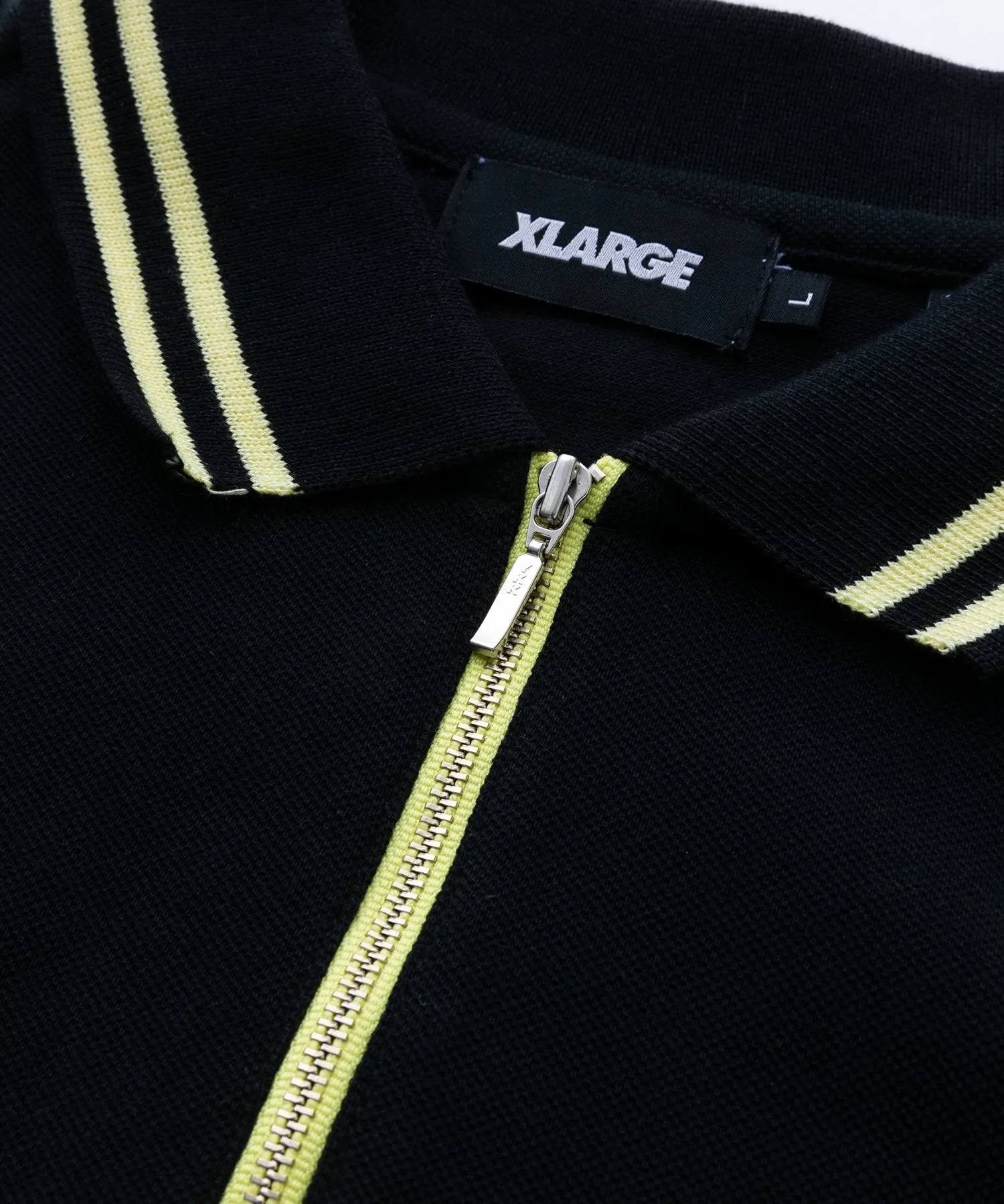 S/S HALF ZIP BIG POLO SHIRT