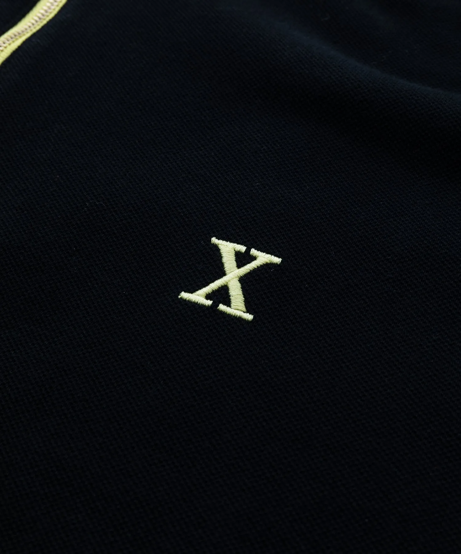 S/S HALF ZIP BIG POLO SHIRT