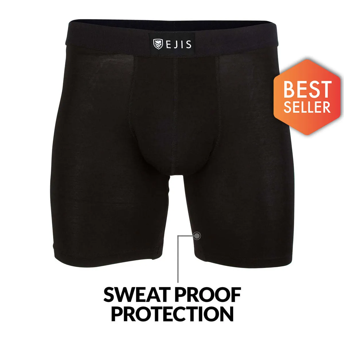 Sweat Proof Men's Boxer Briefs with Pouch