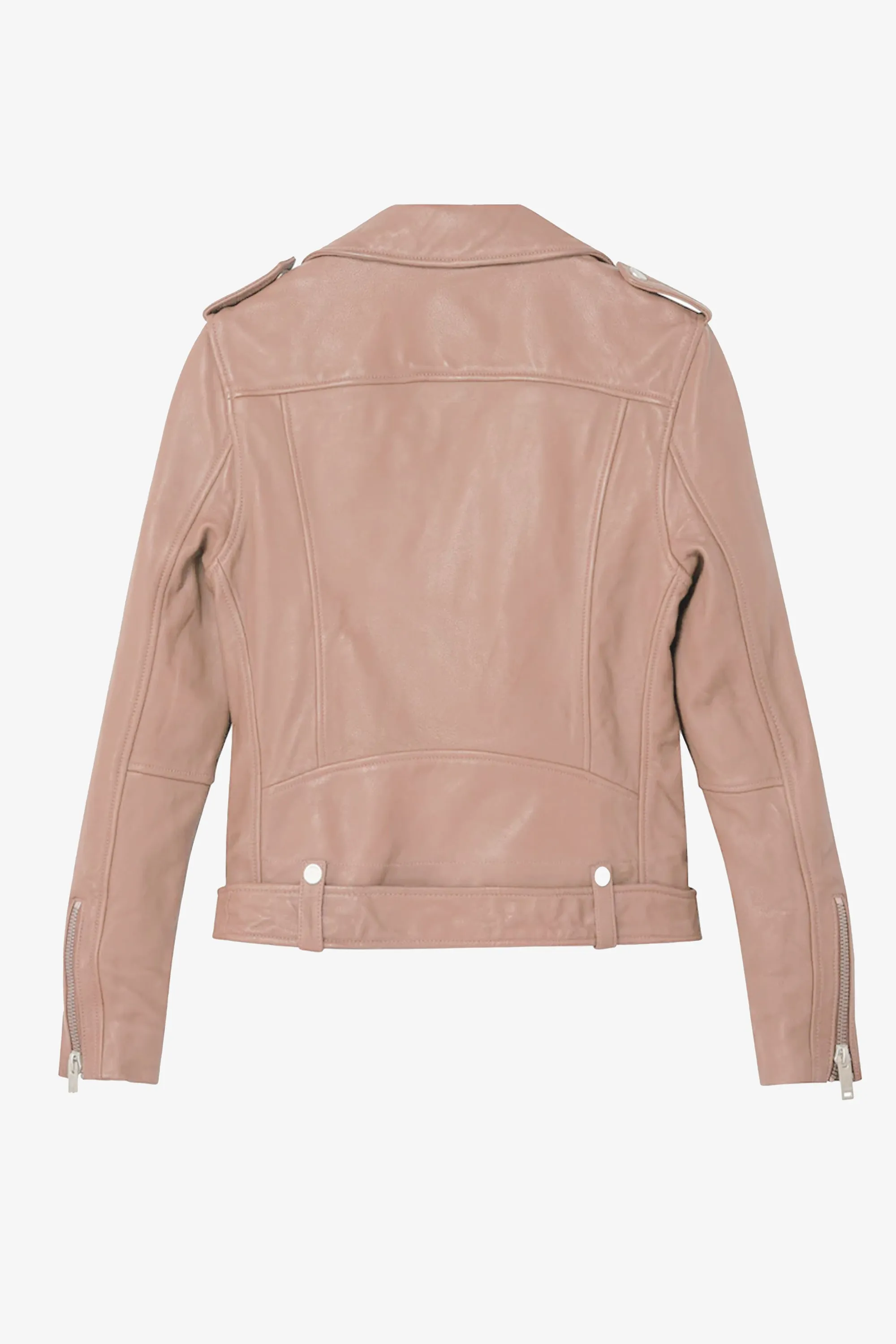 The Deuce Biker Jacket | Pink Blush