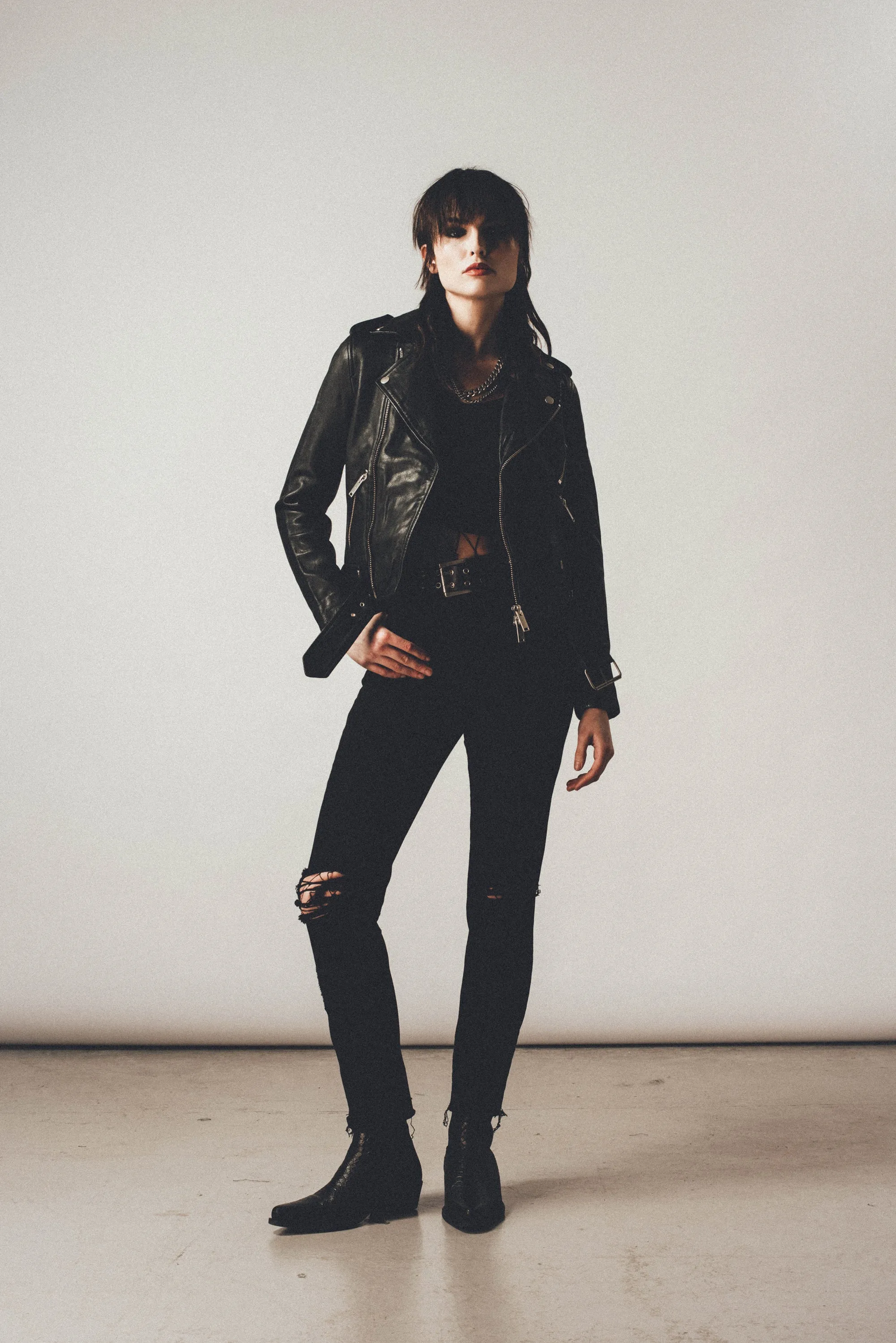 The Deuce Biker Jacket | Vintage Black