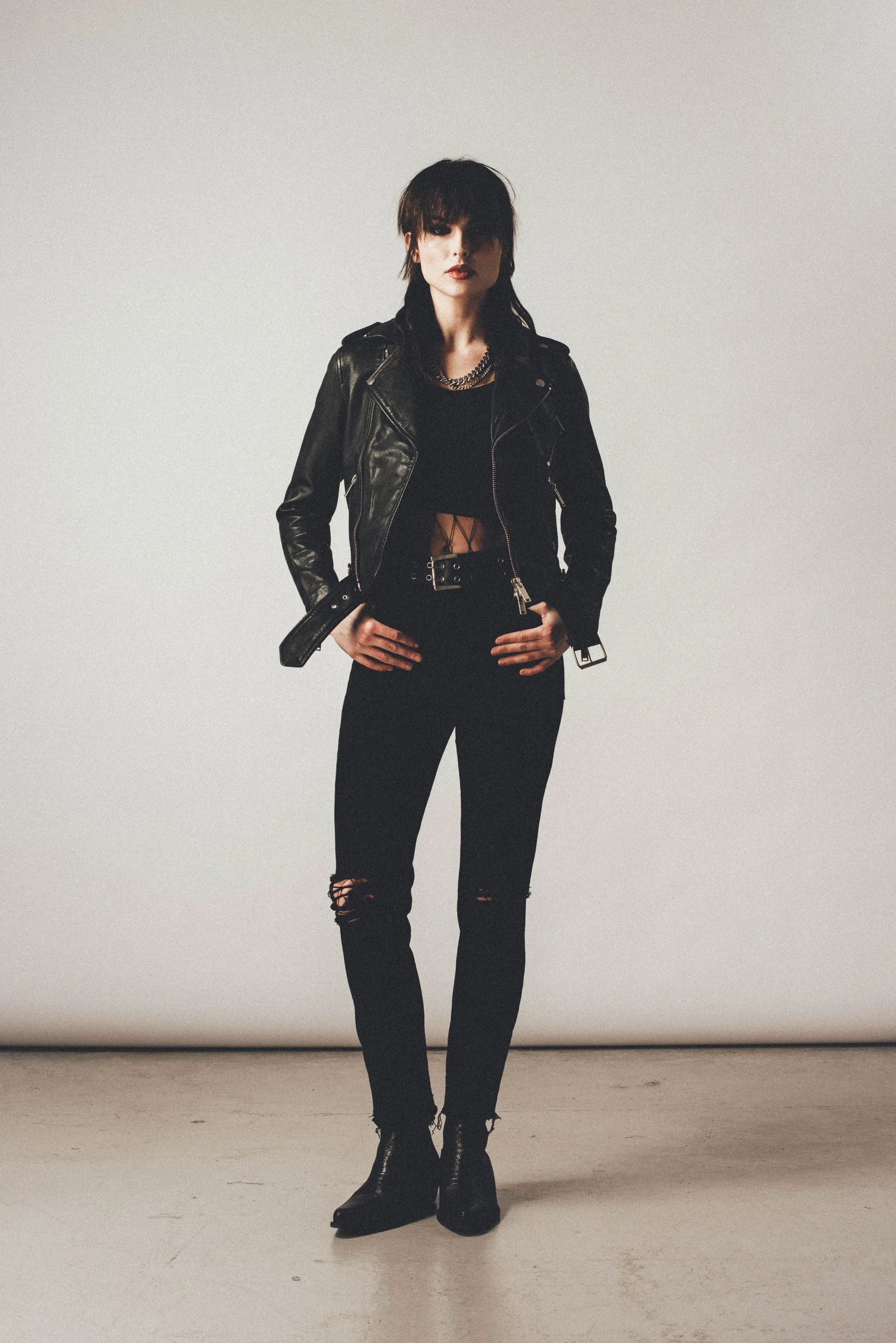 The Deuce Biker Jacket | Vintage Black