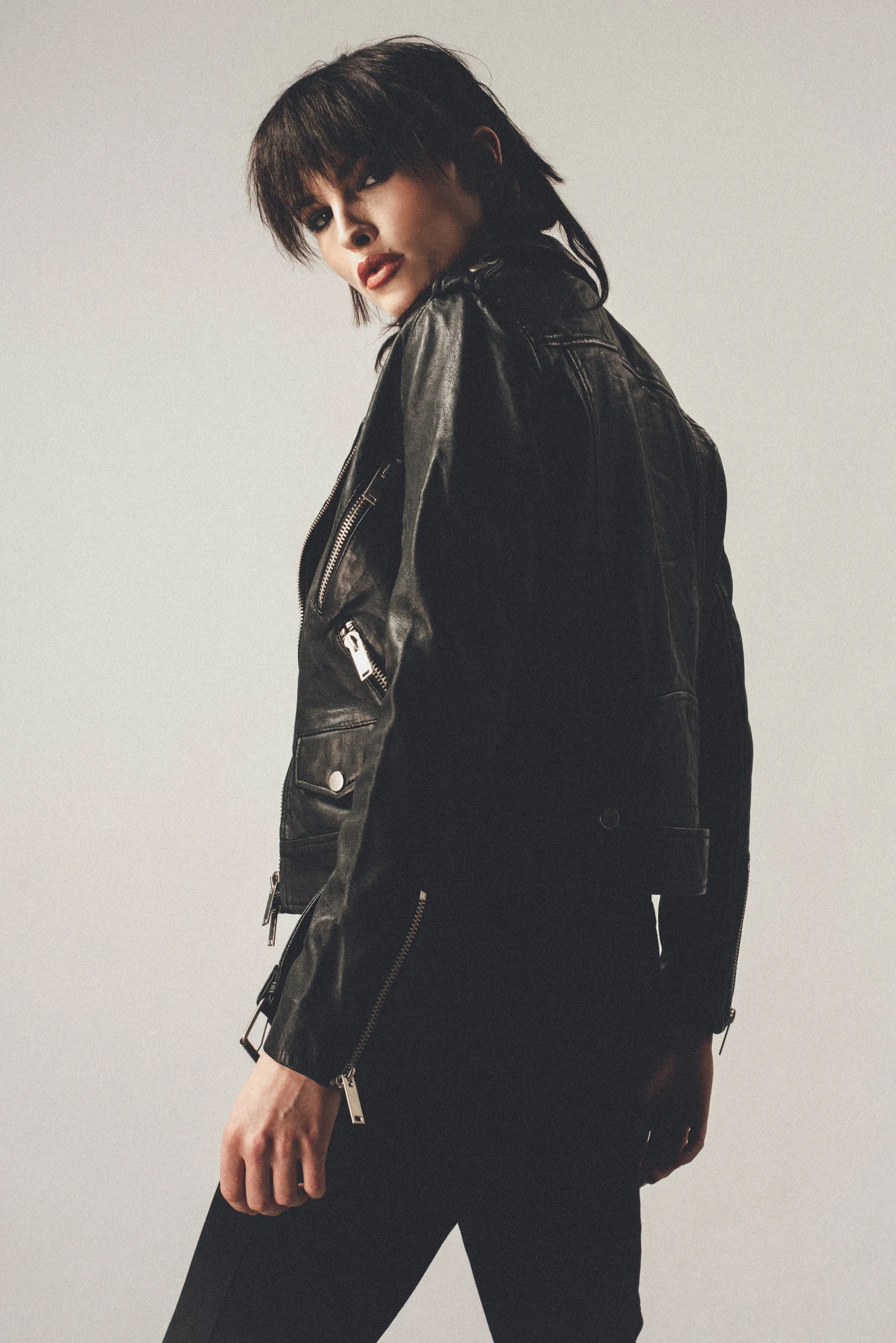 The Deuce Biker Jacket | Vintage Black