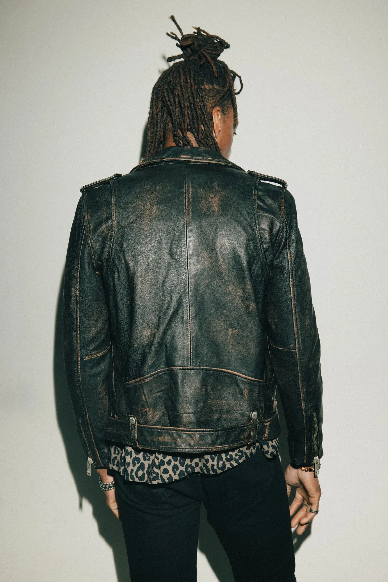 The Roadworn Biker Jacket | Heavy Relic Black