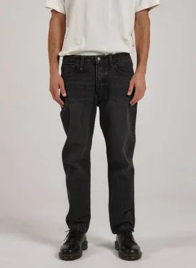 THRILLS CHOPPED DENIM JEAN - SMOKE BLACK