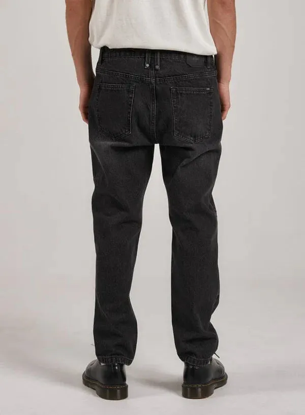 THRILLS CHOPPED DENIM JEAN - SMOKE BLACK