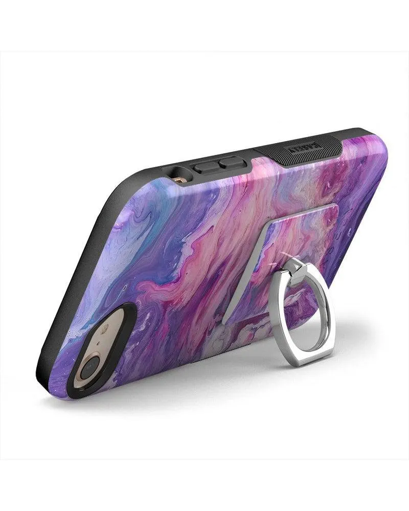 Tie Dying Over You | Purple Marble Phone Ring