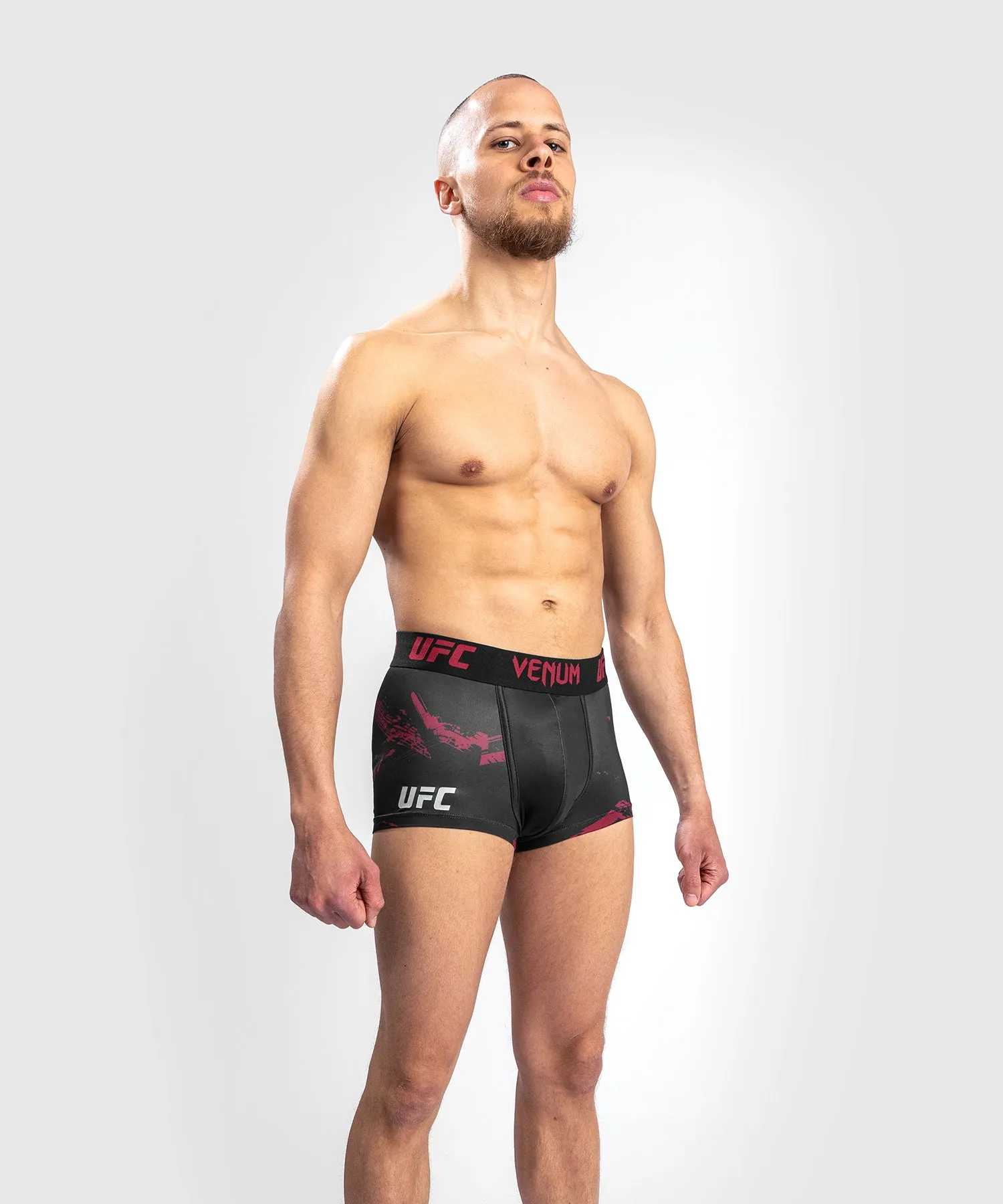 UFC Venum Authentic Fight Week 2.0 Men’s Boxer Briefs - Black/Red